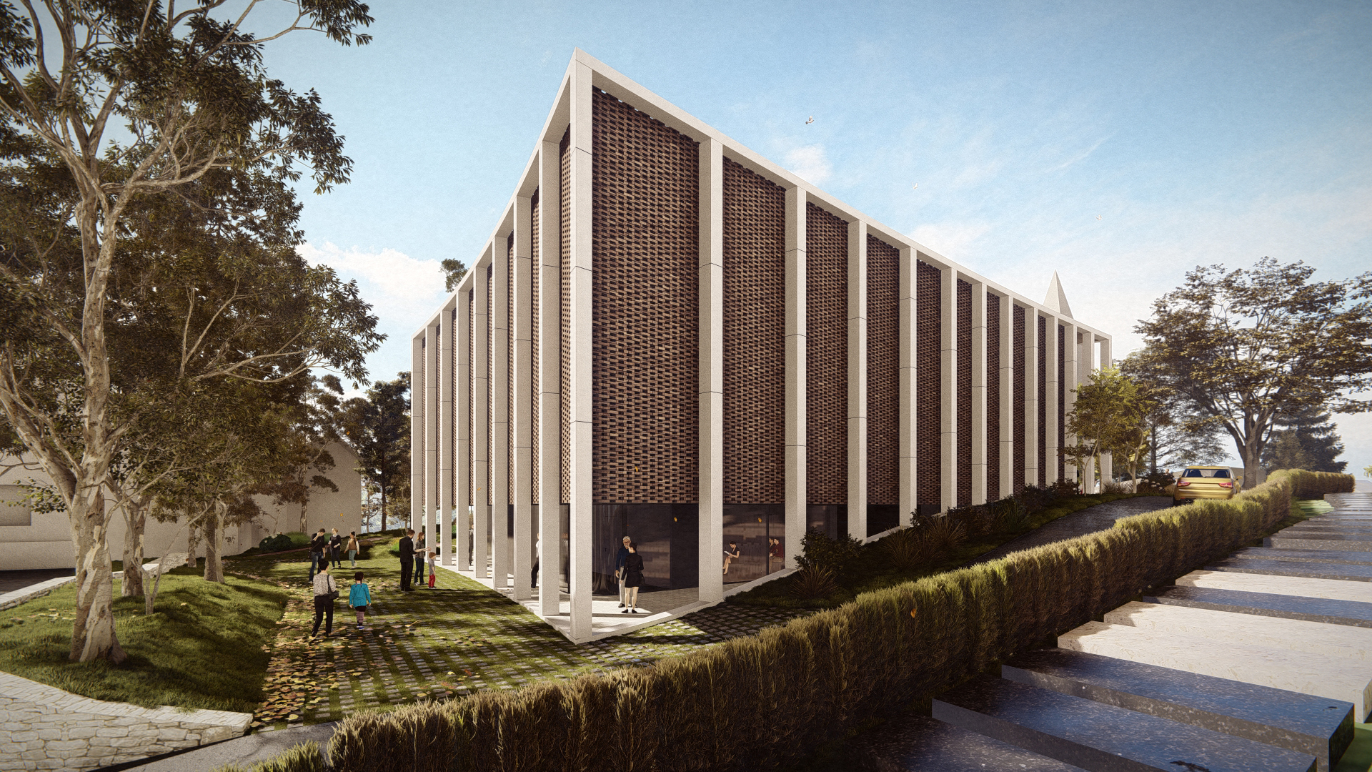 Vertragsabschluss – Bau des Pastoralzentrums der Pfarrei St. Michael in Gračani